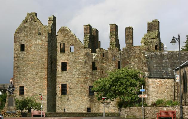 Maclellans Castle in Kirkcudbright