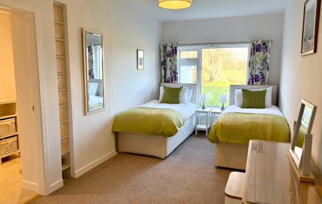 Twin bedroom at Balmangan Beag
